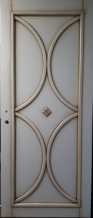 Межкомнатная дверь в профиле массив (эмаль с патиной) Севастополь